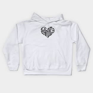 FAMILY HEART Kids Hoodie